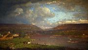 George Inness On the Delaware River oil painting